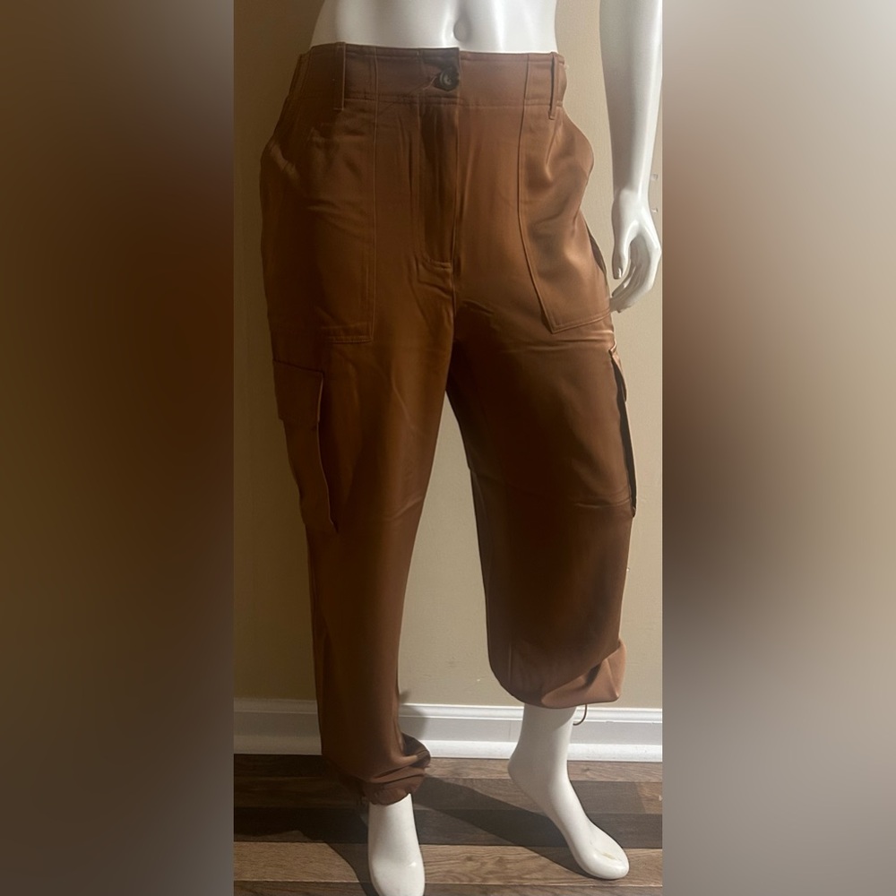 Joie Satin Cargo Pants